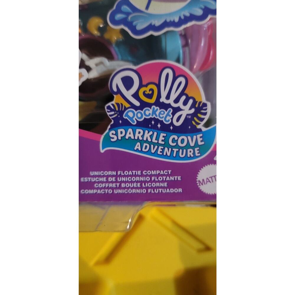 Polly Pocket Micro Doll Sparkle Cove Adventure Unicorn Floatie Damaged Box - Picture 5 of 7